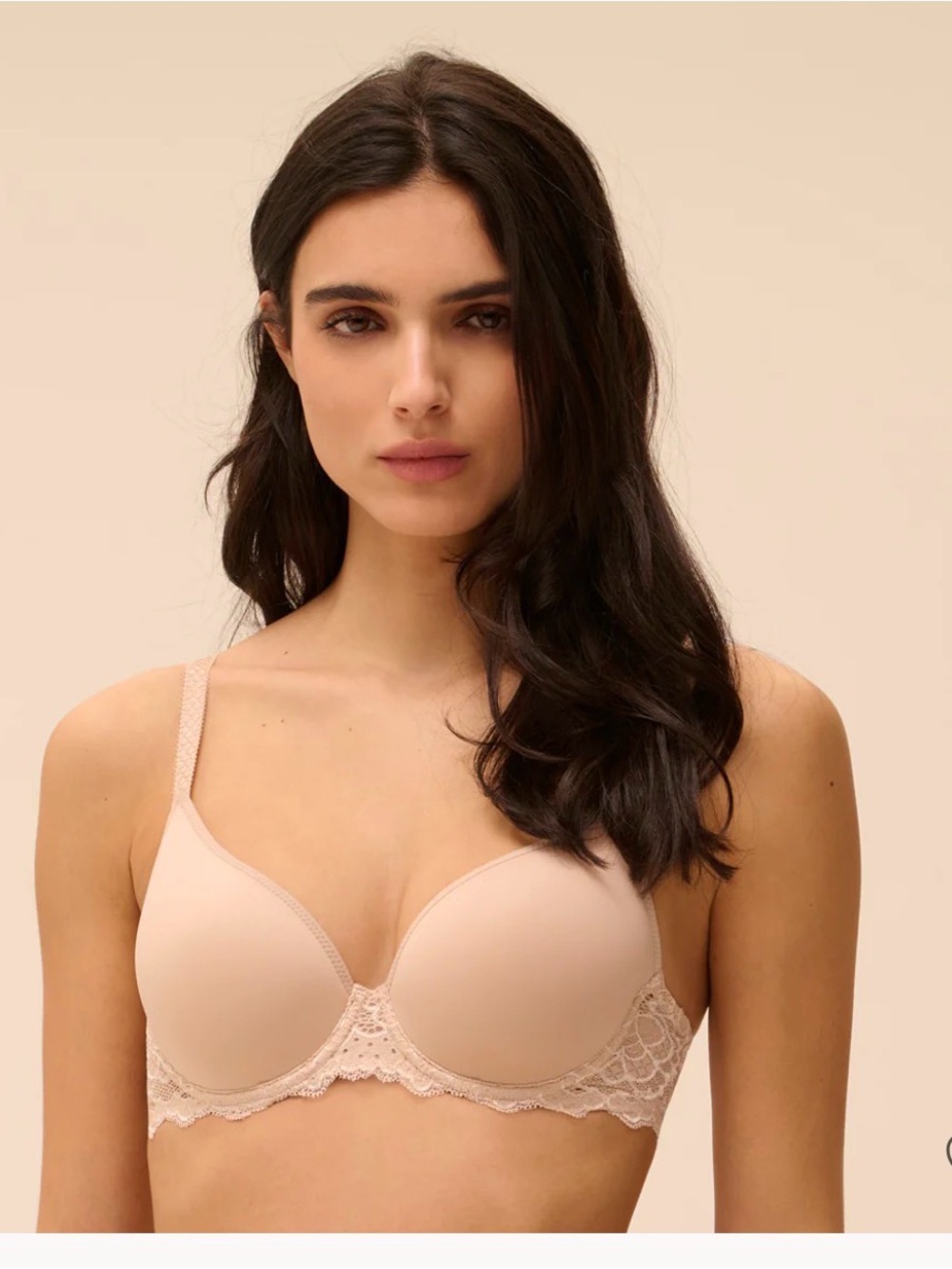 Simone Pérèle Caresse 3D Plunge T-Shirt size 30F Bra (Style 12A316)